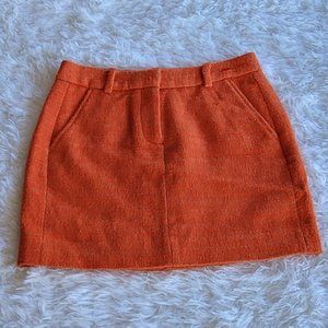 J. Crew Wool Blend Mini Skirt Size 2